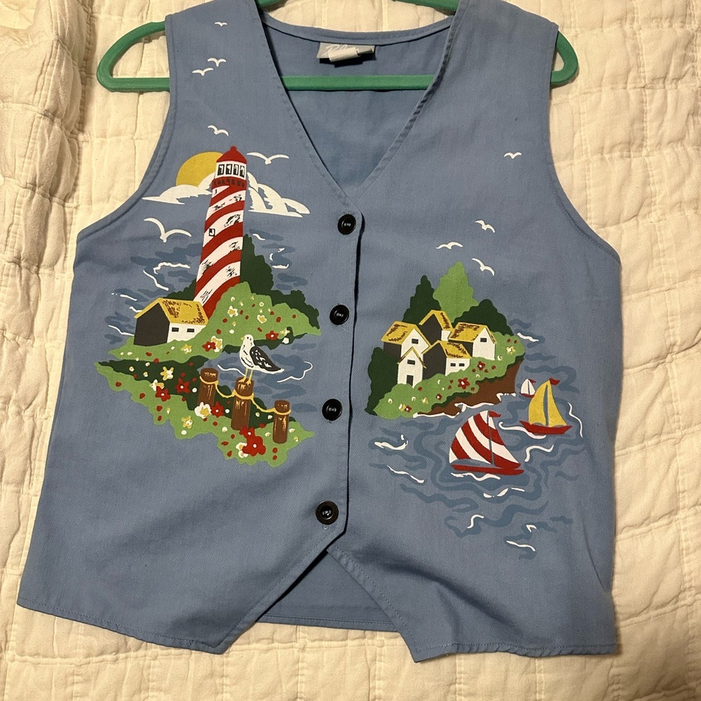 Vintage Blair Blue Vest